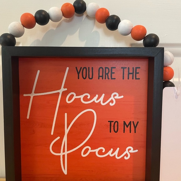 Hocus Pocus home decor sign/wall hanging-Wendy Bellissimo-NWT-Halloween/Fall - Picture 10 of 13